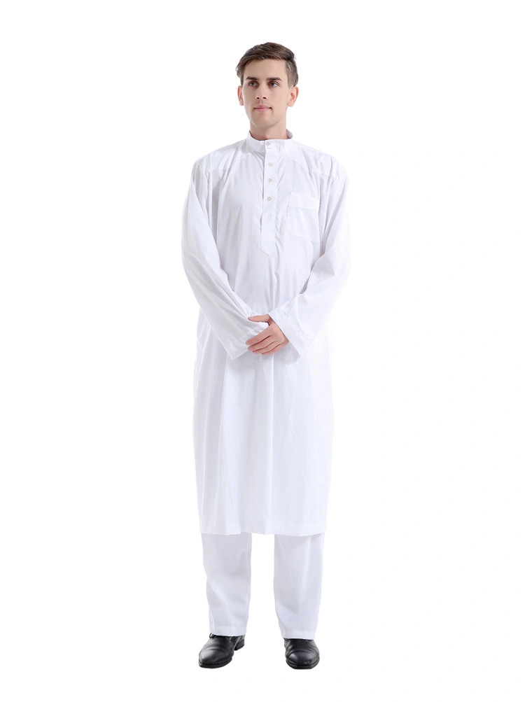 Saudi Style Arabic Thobe Men’ S Arab Robe Men’ S Muslim Clothes Ramadan Middle East Ethnic Clothes