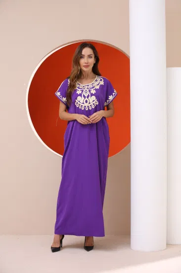 Nuevo bordado de flores Abaya para mujer, vestidos musulmanes para graduación, Abaya, bata de oración turca, ropa musulmana para chicas musulmanas, ropa islámica